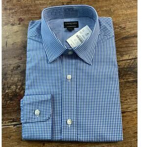 Crewcuts Blue gingham Boy's shirts size 12